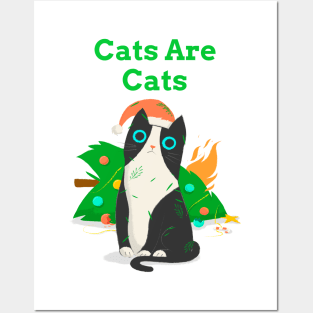 cats are cats Posters and Art